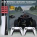 GAMEBOX 5 Retro Video Game Console with 4K HD, 40+ Emulators, 40000 Built-In Retro Games, 2.4G Wireless Controllers (128GB)