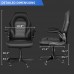 Ergonomic Gaming Chair, Adjustable Office Swivel Chair with PU Leather, Lumbar Support, Adjustable Armrests, 330lb Max Capacity for Kids, Adults, Home, Office, Gaming - DT550