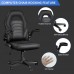 Ergonomic Gaming Chair, Adjustable Office Swivel Chair with PU Leather, Lumbar Support, Adjustable Armrests, 330lb Max Capacity for Kids, Adults, Home, Office, Gaming - DT550