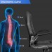 Ergonomic Gaming Chair, Adjustable Office Swivel Chair with PU Leather, Lumbar Support, Adjustable Armrests, 330lb Max Capacity for Kids, Adults, Home, Office, Gaming - DT550
