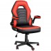 Ergonomic Gaming Chair, Adjustable Office Swivel Chair with PU Leather, Lumbar Support, Adjustable Armrests, 330lb Max Capacity for Kids, Adults, Home, Office, Gaming - DT550