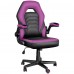 Ergonomic Gaming Chair, Adjustable Office Swivel Chair with PU Leather, Lumbar Support, Adjustable Armrests, 330lb Max Capacity for Kids, Adults, Home, Office, Gaming - DT550