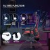 Mesh Gaming Chair, Ergonomic Office Chair with Lumbar Support, Headrest, Armrest for Office, Home, Gaming - RBX01