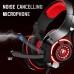 GM-1 Gaming Headset, Over-Ear Gaming Headphones with Noise Cancelling Mic, Premium Stereo, Lightweight for PS4, PS5, PC, Xbox