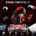 GM-1 Gaming Headset, Over-Ear Gaming Headphones with Noise Cancelling Mic, Premium Stereo, Lightweight for PS4, PS5, PC, Xbox
