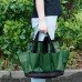 Multi-Purpose Canvas Bag, Garden Tool Bag with 8 Deep Pockets, Snap Close Top