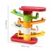 Glide Orbit Toy, Colorful Roller Track with 3 Gyro Tops, Ball, Double-Sided Car Educational and Early Development Toy for Kids - 52066