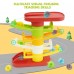 Glide Orbit Toy, Colorful Roller Track with 3 Gyro Tops, Ball, Double-Sided Car Educational and Early Development Toy for Kids - 52066