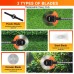 Cordless Grass Trimmer, 3 Blade Types, 2 Batteries, 6-Inch