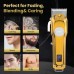 Cordless Hair Clipper and T-Blade Trimmer Set, Gold