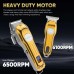 Cordless Hair Clipper and T-Blade Trimmer Set, Gold