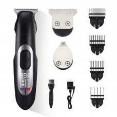 Men's Professional Hair Clipper with LCD Display , 4 Length Combs, Cordless Rechargeable Hair Trimmer - 618A