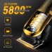 Cordless Hair Clippers, LED Display, 4 Combs, Home Haircuts Model 6023 Gold Cordless Hair Clippers, LED Display, 4 Combs, Home Haircuts Model 6023 Gold