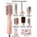 6-in-1 Hair Dryer Brush, 6 Attachments, 4 Settings, Pink