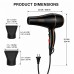 Hair Dryer 1200-1500W, 2 Nozzles Home Hair Styling Hair Dryer 1200-1500W, 2 Nozzles Home Hair Styling