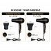 Hair Dryer 1200-1500W, 2 Nozzles Home Hair Styling Hair Dryer 1200-1500W, 2 Nozzles Home Hair Styling