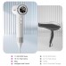 BLDC Hair Dryer, Blow Dryer with 110,000 RPM, 1400W Powerful High Speed, Diffuser & LED Display, 3 Air Speeds for Fast Drying, Home, Travel (White) - LS-092
