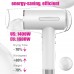 BLDC Hair Dryer, Blow Dryer with 110,000 RPM, 1400W Powerful High Speed, Diffuser & LED Display, 3 Air Speeds for Fast Drying, Home, Travel (White) - LS-092