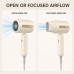 1300W Compact Hair Dryer with Nozzle, Champagne Gold Model MD-10