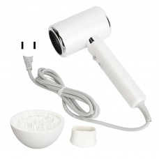 Compact Hair Dryer with Diffuser and Concentrator White Model MD-19 Compact Hair Dryer with Diffuser and Concentrator White Model MD-19