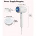 Compact Hair Dryer with Diffuser and Concentrator White Model MD-19 Compact Hair Dryer with Diffuser and Concentrator White Model MD-19