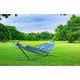 MSW Furniture High Quality Hammock with Space Saving Steel Stand Includes Portable Carrying Case