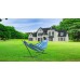 MSW Furniture High Quality Hammock with Space Saving Steel Stand Includes Portable Carrying Case