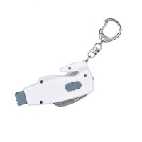 Compact Car Safety Hammer Keychain, 4-in-1 Emergency Escape Tool with Seat Belt Cutter, Window Breaker, Tire Tread Gauge & Mini Screwdriver, Portable Auto Safety Tool for Car Travel Compact Car Safety Hammer Keychain, 4-in-1 Emergency Escape Tool with Seat Belt Cutter, Window Breaker, Tire Tread Gauge & Mini Screwdriver, Portable Auto Safety Tool for Car Travel