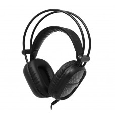  A2 Gaming Headsets 3.5mm Wired Headphones Noise Canceling E-Sport Earphone with Mic Colorful LED Light Volume Control For PC - Black