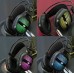  A2 Gaming Headsets 3.5mm Wired Headphones Noise Canceling E-Sport Earphone with Mic Colorful LED Light Volume Control For PC - Black
