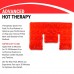 BODYCOMFORT Neck & Shoulder Reusable Therapeutic Instant Heat Pack for Muscle Pain Relief, Circulation Boosting, Sports Therapy (Extra Large, Red)