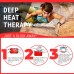 BODYCOMFORT Neck & Shoulder Reusable Therapeutic Instant Heat Pack for Muscle Pain Relief, Circulation Boosting, Sports Therapy (Extra Large, Red)