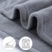 MaxKare Electric Heated Throw Blanket 213 x 157cm Polar Fleece Full Body Blanket with Auto-Off, 4 Heating Levels for Home, Office, Bed, Sofa (Grey_4852)