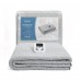 MaxKare Electric Heated Twin Sized Blanket 190 x 96 cm Full Body Blanket with Auto-Off, 10 Heating Levels for Home, Office, Bed, Sofa (Grey_KHM-TD)
