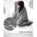 MaxKare Electric Heated Throw Blanket 153 x 127cm Reversible Soft Plush Full Body Blanket with Auto-Off, 6 Heating Levels for Home, Office, Bed, Sofa (Grey_5250)