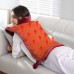 MaxKare Large Heating Pad for Back & Shoulder, 84 x 60cm Heat Wrap with 4 Heating Levels, Auto Shut Off (Red)