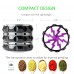 VIVOSUN 2.5" inch Herb Grinder, 4-Layer Aluminum Spice Grinder with Transparent Magnetic Lid, Mesh Screen for Home, Kitchen, Spices, Herbs - 02