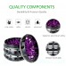 VIVOSUN 2.5" inch Herb Grinder, 4-Layer Aluminum Spice Grinder with Transparent Magnetic Lid, Mesh Screen for Home, Kitchen, Spices, Herbs - 02