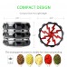 VIVOSUN 2.5" inch Herb Grinder, 4-Layer Aluminum Spice Grinder with Transparent Magnetic Lid, Mesh Screen for Home, Kitchen, Spices, Herbs - 02