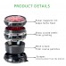 VIVOSUN 2.5" inch Herb Grinder, 4-Layer Aluminum Spice Grinder with Transparent Magnetic Lid, Mesh Screen for Home, Kitchen, Spices, Herbs - 02