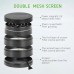 VIVOSUN 2.5" inch Herb Grinder, 5-Layer Aluminum Spice Grinder with Magnetic Lid, Mesh Screen for Home, Kitchen, Spices, Herbs (Black) - X002K6GGW9