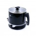 1.8L Electric Cooker Hot Pot with Stainless Steel Interior for Noodles, Soup, Porridge, Eggs, Pasta