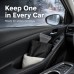 Ice Scraper Glove for Car Windshield, Built-In Scraper, Warm Fleece Lining, Water-Resistant Black Shell, 37 x 18 cm, Winter Snow Frost Ice Removal for Cars, SUVs and Trucks