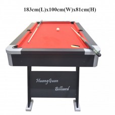 20381 6 ft. Full Size Billiard Table Pool Table