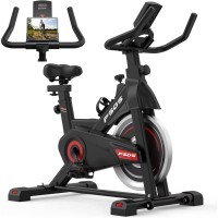 Indoor Cycling Exercise Bike 330 lb Capacity  Quiet Belt Drive  4-Way Adjustable Seat & 2-Way Handlebar  Magnetic Resistance  Home Cardio Training Bike