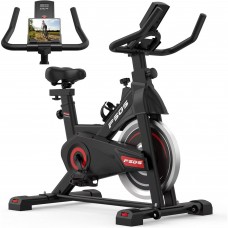 Indoor Cycling Exercise Bike 330 lb Capacity Quiet Belt Drive 4-Way Adjustable Seat & 2-Way Handlebar Magnetic Resistance Home Cardio Training Bike Indoor Cycling Exercise Bike 330 lb Capacity Quiet Belt Drive 4-Way Adjustable Seat & 2-Way Handlebar Magnetic Resistance Home Cardio Training Bike