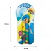 Inflatable Pool Float, 109 x 50 cm PVC Cartoon Kickboard Water Lounger for Kids, Boys, Girls