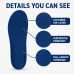 Full-Length Support Insoles with Arch and Heel Cushion, Men's 8/Women's 9