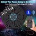 Intelligent Boxing Machine, Bluetooth Music Boxing Training Pad for Kids, Adults, Small Spaces, Relief Training,for Home,Office, Apartment Workouts (Black)
