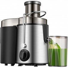 AICOOK 400W Juicer Juice Extractor High Speed with Dual for Fruit and Vegetable Dual Speed Setting Centrifugal Fruit Machine - AMR516